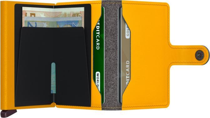 Actual product image Secrid Credit Card Case Miniwallet Yard Ochre