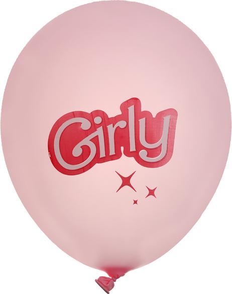 Produktbild Santex Girly Ballons Partydeko für den Kindergeburtstag (6 x)