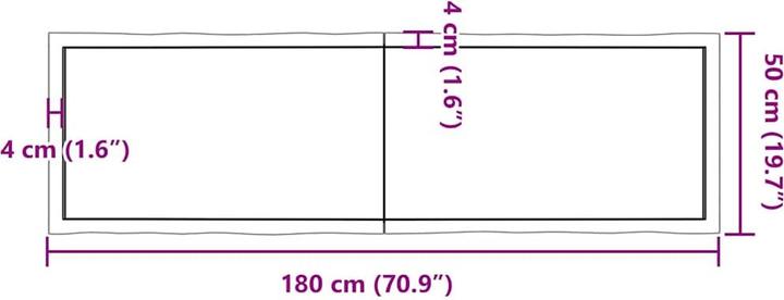 Image du produit VidaXL Aneta (180 x 50 x 6 cm)
