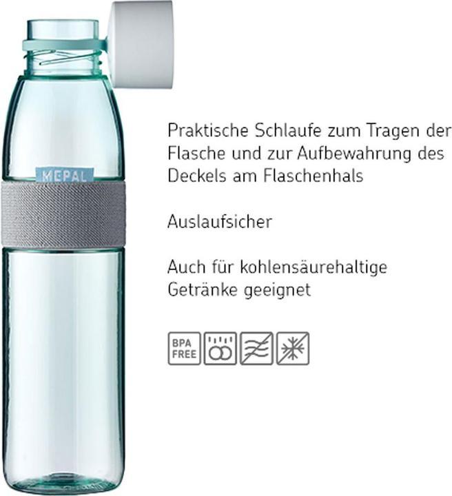 Actual product image Mepal Ellipse drinking bottle 500ml vivid blue (0.50 l)