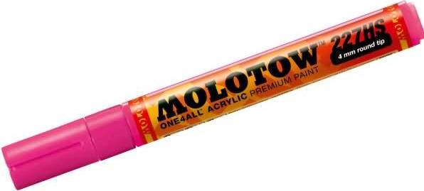 Immagine prodotto Molotow Penna a punta di feltro One4all 227HS rosa neon fluoro (rosa neon fluorescente, 4 mm, 1 x)