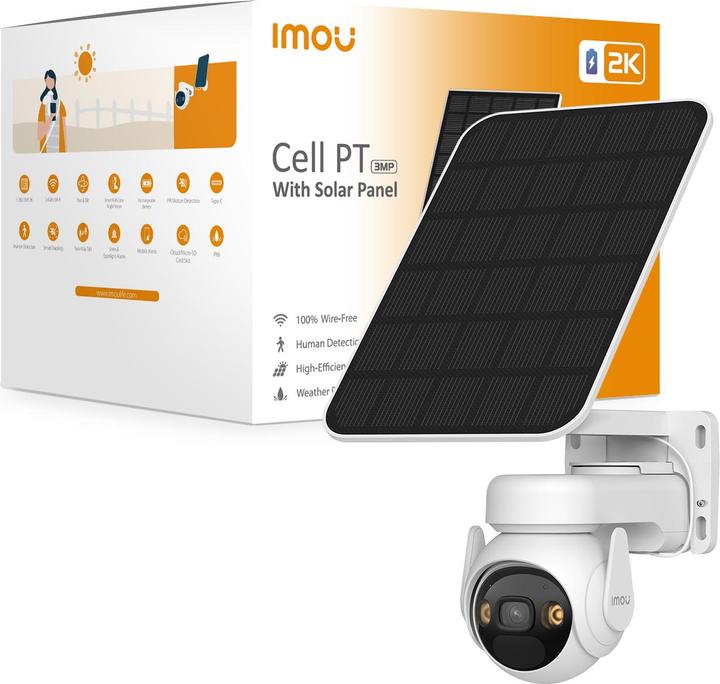 Produktbild Imou Cell PT with Solar Panel (2304 x 1296 Pixels)
