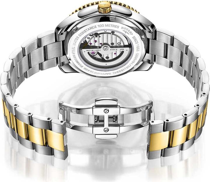 Immagine prodotto Rotary GB05131/05 Henley Automatico Uomo 42mm 10ATM (Orologio da polso analogico, 42 mm)