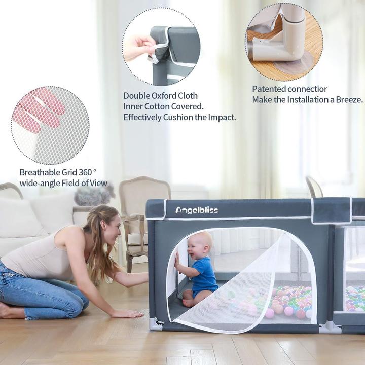 Produktbild Angelbliss Laufstall (180 cm, 150 cm)