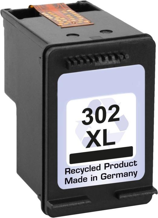 Actual product image Plutoos HP 302 XL Cartridge XXL compatible, Black F6U65AE