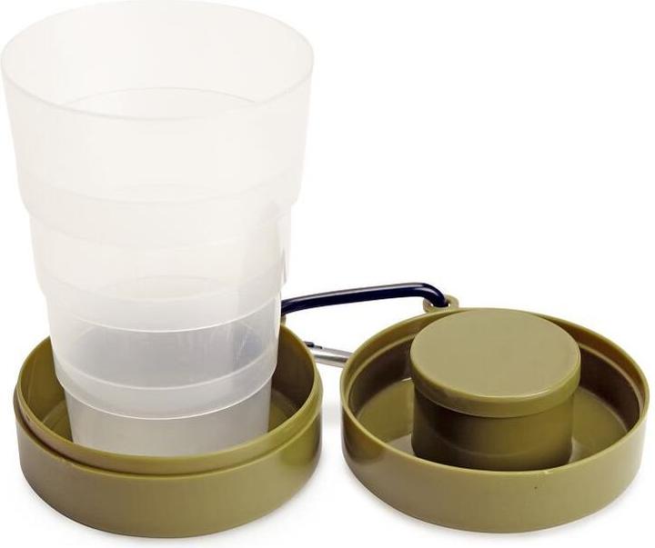 Produktbild Kikkerland Collapsible Tumbler w Pill Compart (CU340)