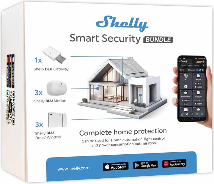 Actual product image Shelly Smart Security Bundle
