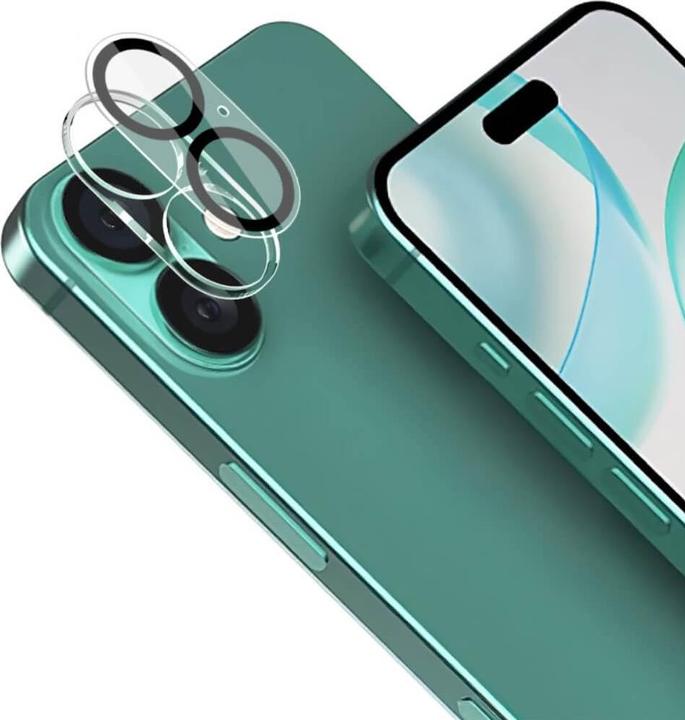 Actual product image Imak iPhone 16 / 16 Plus - armoured glass camera (1 Piece, Apple iPhone 16 Plus)