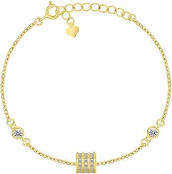 Produktbild Brilio Silver - Women's silver bracelet with zircons BRC162W