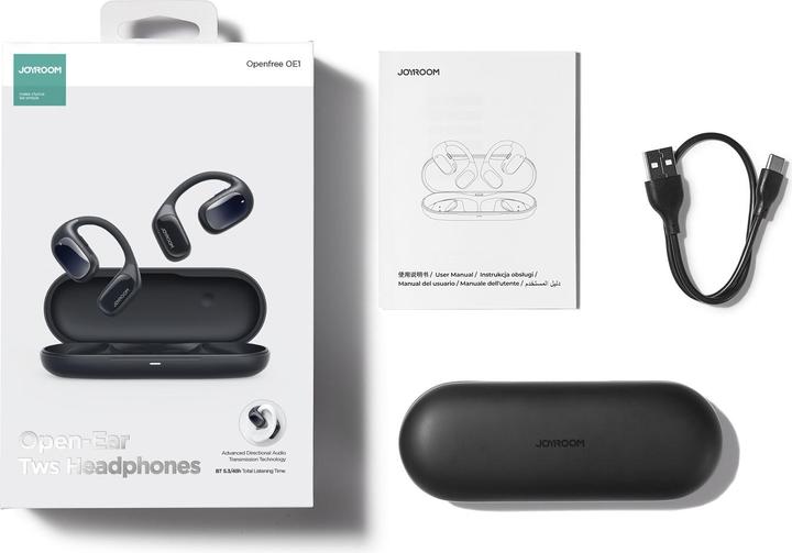 Image du produit Joyroom Openfree JR-OE1 casque supra-auriculaire sans fil - bleu foncé (18 h, Sans fil)