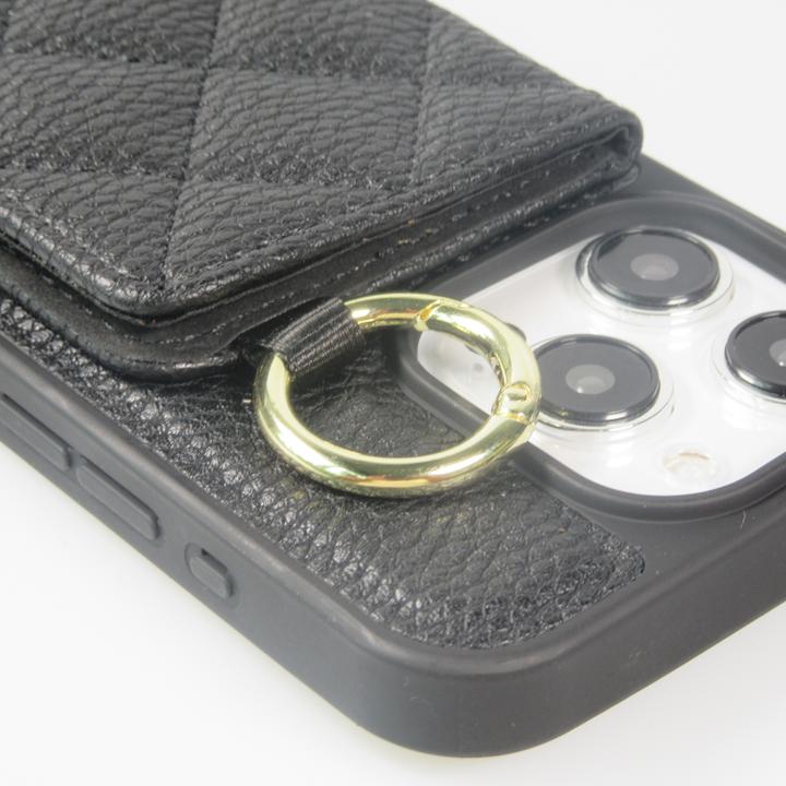 Immagine prodotto PhoneLook Hülle Gepolstertes Leder mit Spiegel und Kartenfach grosse abnehmbare Riemen (Apple iPhone 15 Pro)