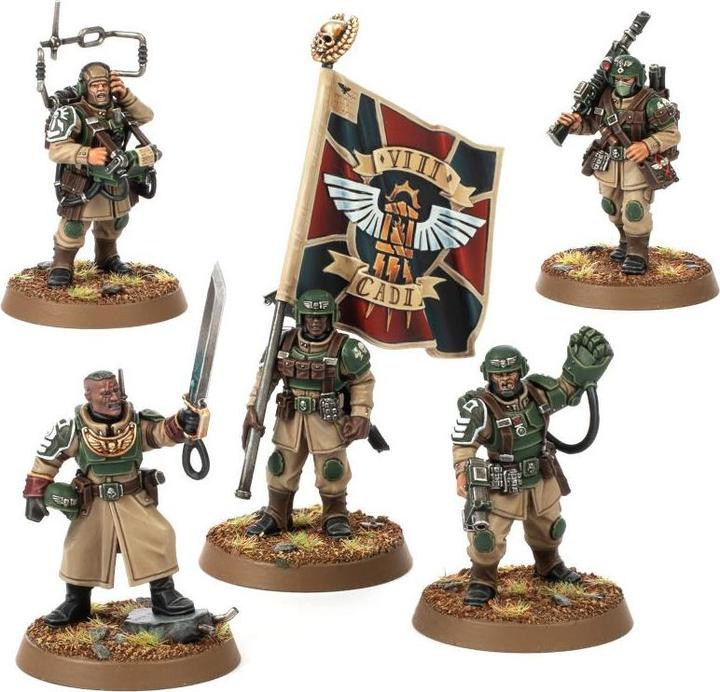Actual product image Games Workshop Cadian Command Squad (2023)