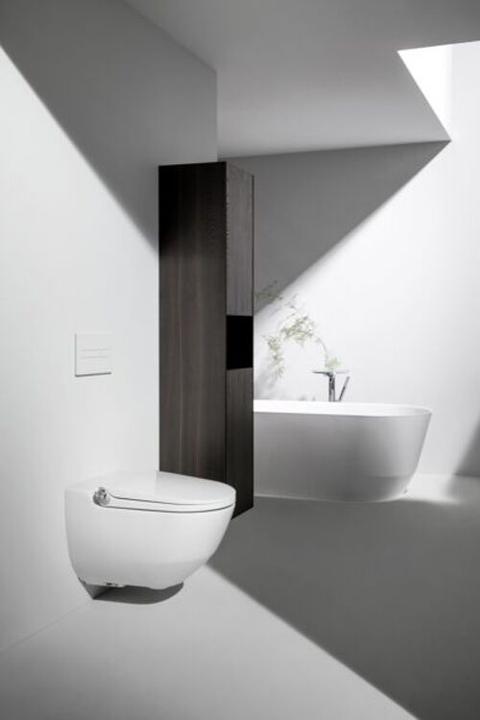 Immagine prodotto Laufen Running Cleanet Riva Doccia WC a filo pavimento, a parete, telecomando, sedile WC con coperchio