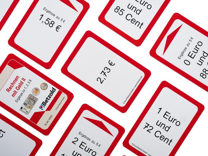 Image du produit Betzold Calculer avec de l'argent 2 - Jeu de cartes pour le cylindre magique (Allemand)