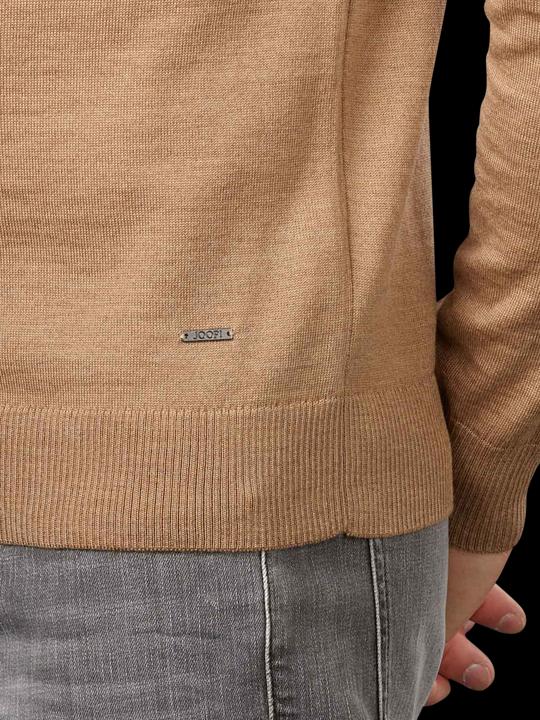 Produktbild Joop! Knit Davide Pullover Stand Up Collar Dark Beige (S, L)