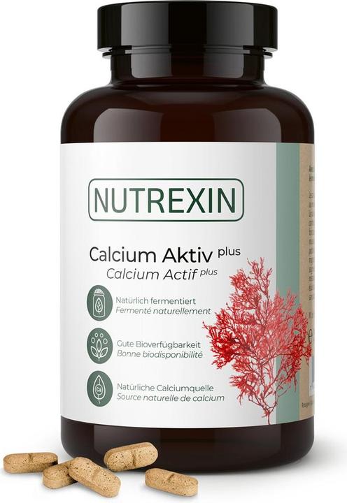 Image du produit Nutrexin Calcium actif plus comprimés (240 pièce(s), Cachets, 280 g)