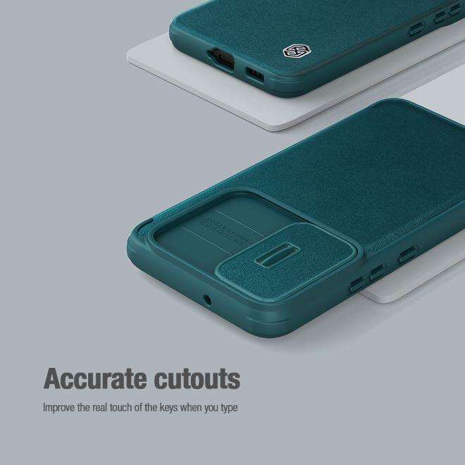 Image du produit Nillkin Qin Pro Plain Series Coque (Samsung Galaxy S22+)