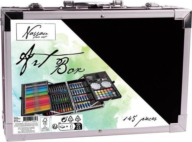 Actual product image Art Sensations Nassau Luxury Art Set Creative in metal case