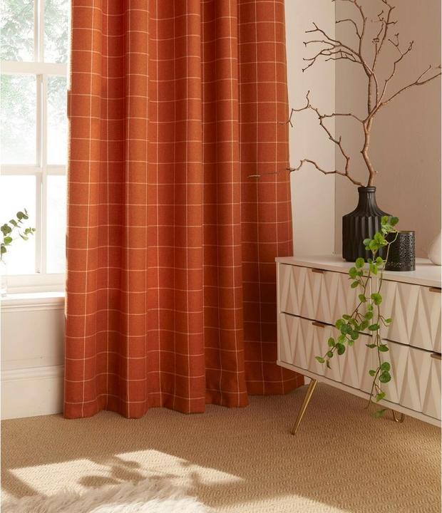 Image du produit Furn Rideaux à oeillets Ellis (229 x 137 cm)