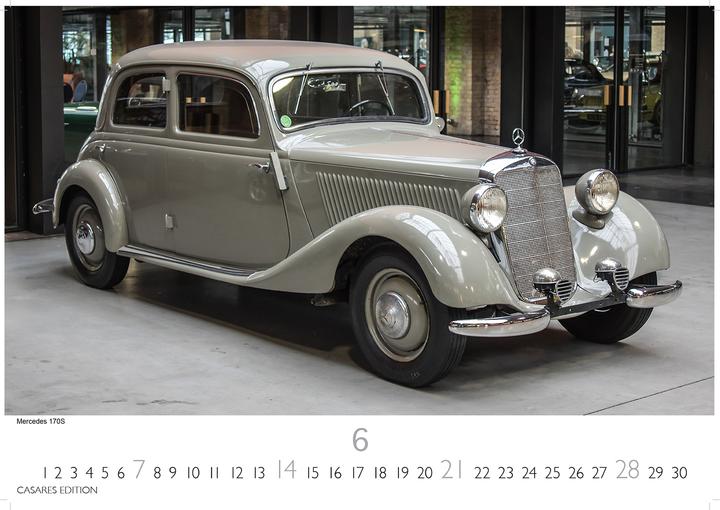 Produktbild Mercedes Classic Cars 2026 S 24x35cm (24 x 35 cm, Deutsch)