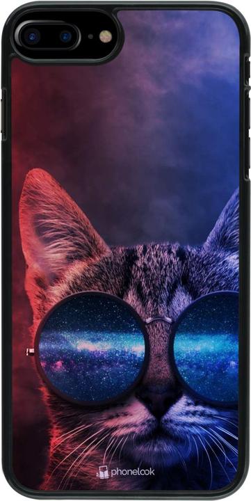 Produktbild PhoneLook Hülle Red Blue Cat Glasses (Apple iPhone 7 Plus)