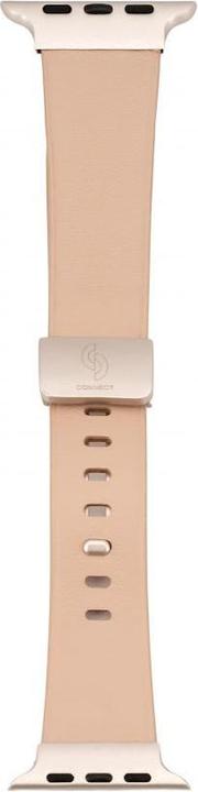 Connect Montre 38/40/41mm Single loop buckle leather strap (Cuir)