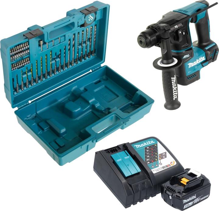 Immagine prodotto Makita DHR 171 RF1X3 Martello rotativo a batteria 18 V 1,2 J SDS-Plus Brushless + 1x batteria ricaricabile (Batteria ricaricabile)