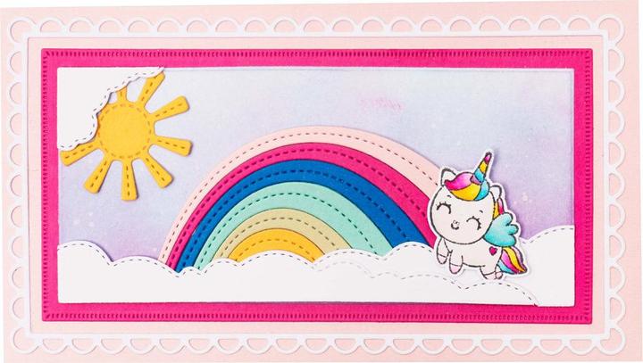 Image du produit art by marlene Cutting Dies "Slimline Mini Rainbow" Essentials