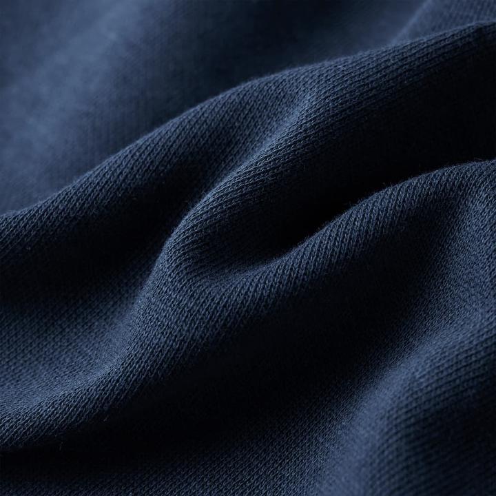 Actual product image VidaXL Children's sweatshirt navy blue melange 116,Material: 92 (116)