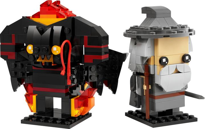 Image du produit LEGO BrickHeadz - Gandalf le Gris et Balrog (40631, LEGO Brickheadz)