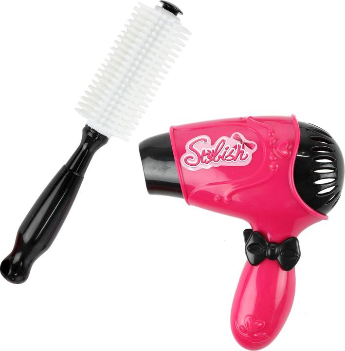 Actual product image Toi-Toys Glamour Shine hairdressing set with working hairdryer