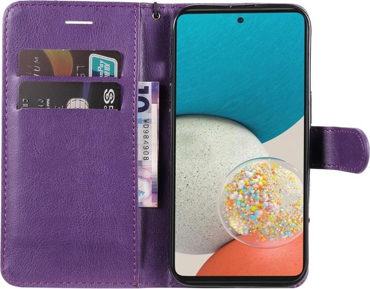Image du produit Cover-Discount Galaxy A53 5G - Étui en cuir violet (Samsung Galaxy A53 5G)