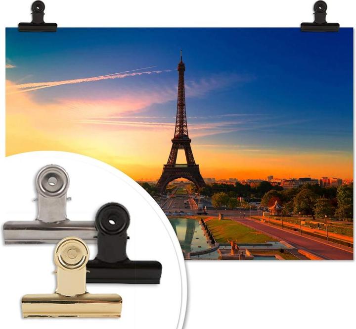 Image du produit Trenddeko Tour Eiffel au coucher du soleil (140 x 90 cm)