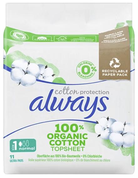 Actual product image Always Cotton Protection (66 x, Sanitary pads)