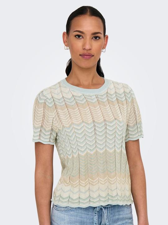 Immagine prodotto Only Normal geschnitten Rundhals Strickoberteil Gestricktes Oberteil (S)