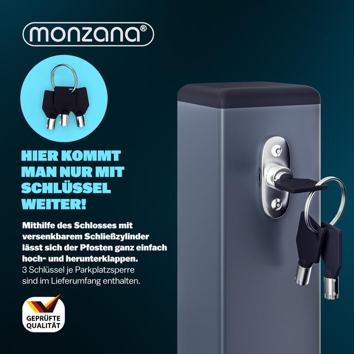 Actual product image Monzana Parking barrier