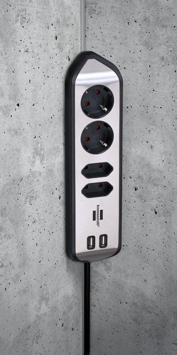 Produktbild Brennenstuhl Steckdosenleiste (6 x, USB-A, 2 m)