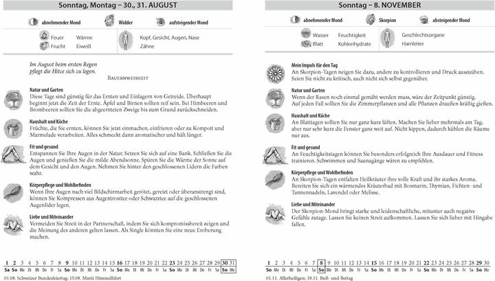 Produktbild Mondkalender 2026 (Harter Einband, Deutsch)