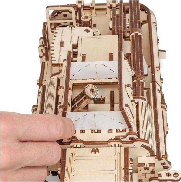 Actual product image Eco Wood Art Harvesting combine harvester
