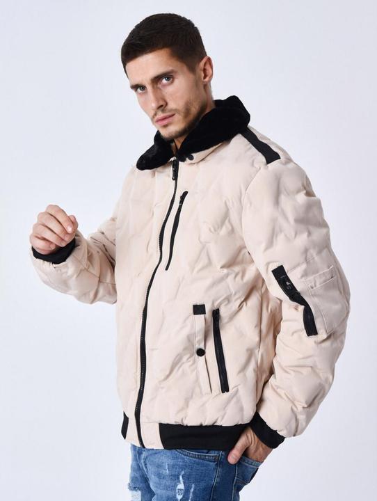 Image du produit Project X Paris Doudoune col aviateur fourrure (M)