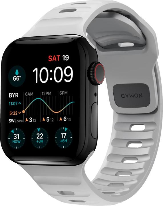 Nomad Sport Strap V2 40mm/38mm Lunar Gray (40 mm, Plastic)