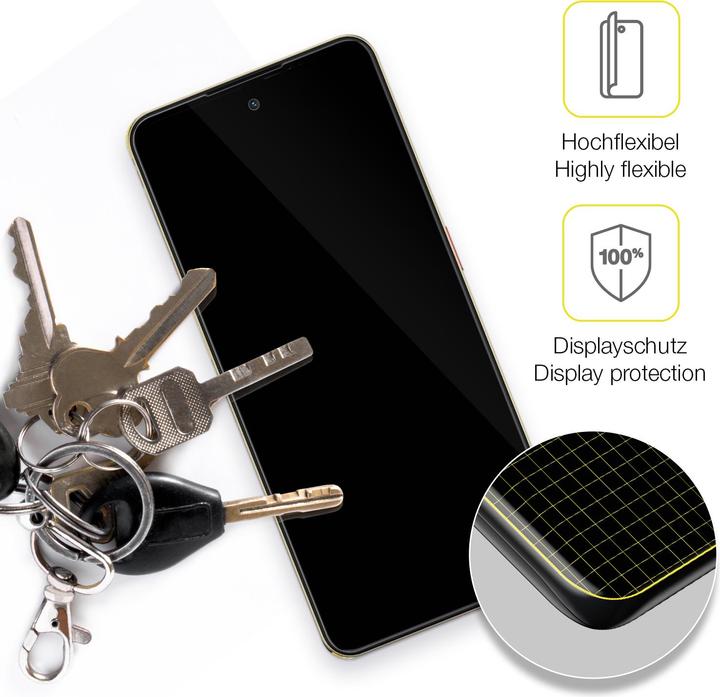 Actual product image Dipos 3D Full Cover Screen Protector (1 Piece, ZTE Nubia N3)