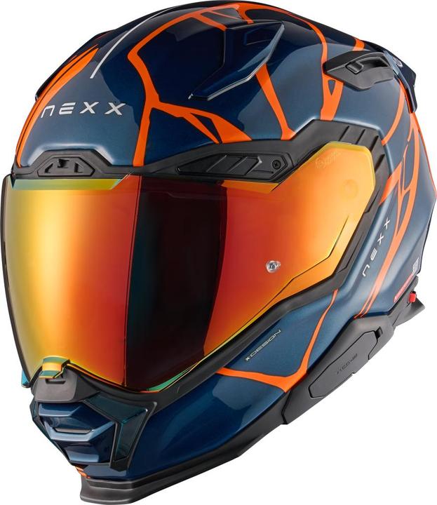 Blau, Orange, Grau