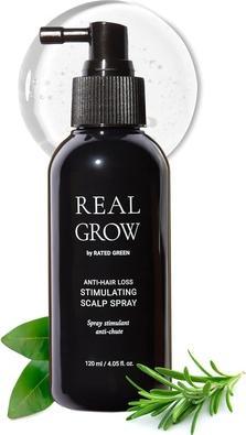 Actual product image Rated Green real grow anti hair loss stimulating scalp spray (120 ml)