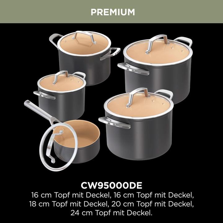 Immagine prodotto Ninja CW93000EN (24 cm, Pentola, Set di pentole e padelle da cucina, Acciaio inossidabile)