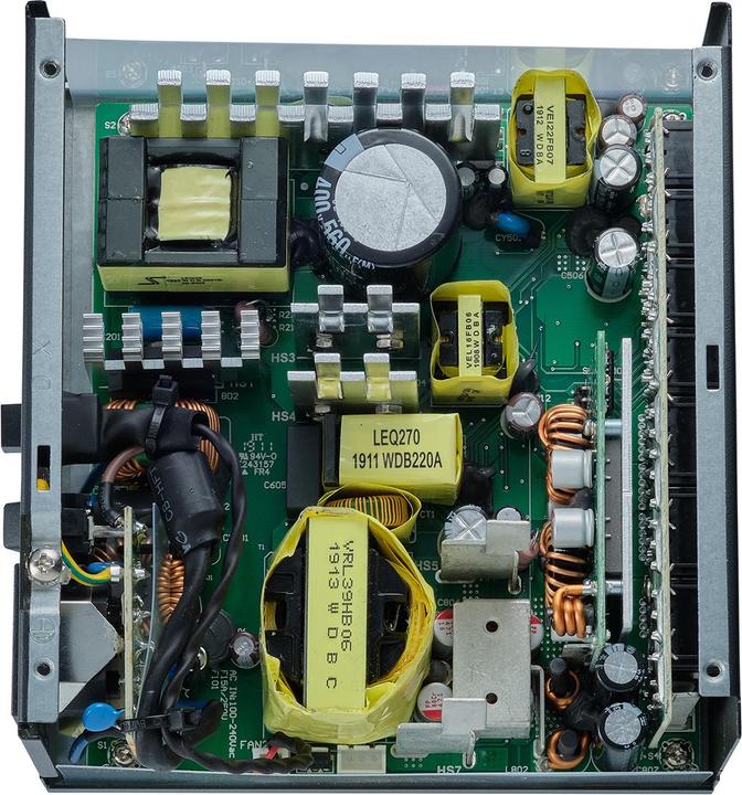 Actual product image Phanteks AMP v2 80 PLUS Gold power supply, modular, PCIe 5.0 - 1000 Watt, black (1000 W)
