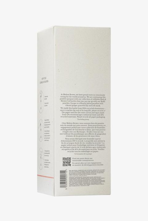 Valeurs nutritives et ingrédients Molton Brown Infinite Bottle Heavenly Gingerlily (400 ml)