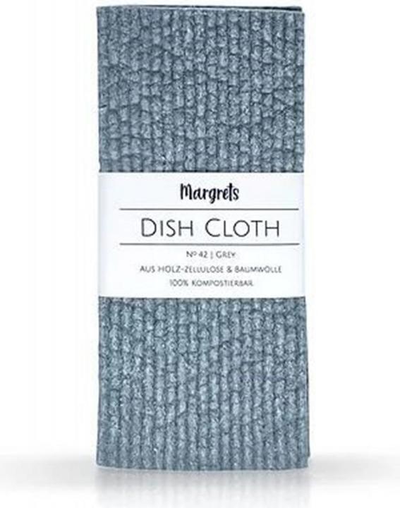 Actual product image Nordesign Set of 2 natural sponge cloth, gray 17x8cm, H1cm (2 pcs.)