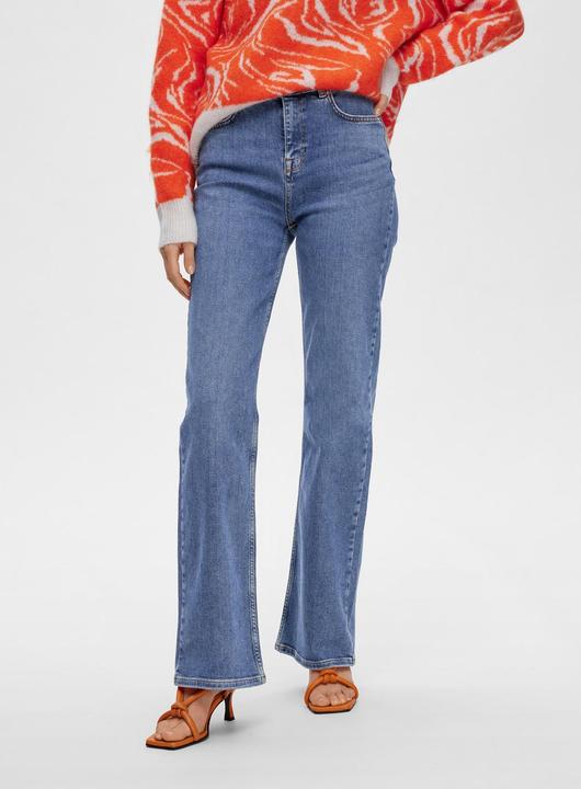 Immagine prodotto Selected Femme Jeans a vita alta con lavaggio medio (W28/L32)
