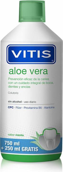 Produktbild Dentaid ALOE VERA mouthwash 1000 ml (1000 ml, Mundspülung)
